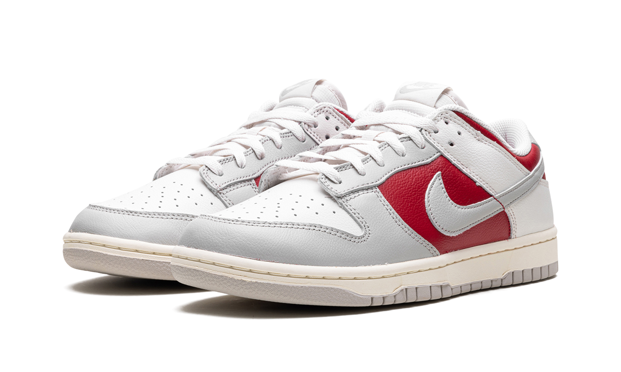 Nike Dunk Low Light Iron Ore Gym Red 3