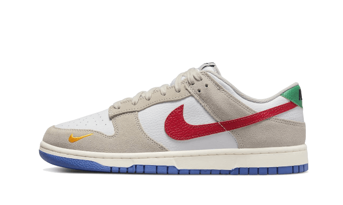 Nike Dunk Low Light Iron Ore Red Blue 7