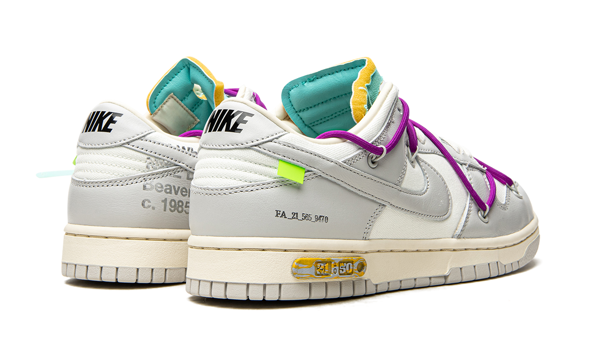 Nike Dunk Low Off-White Lot 21