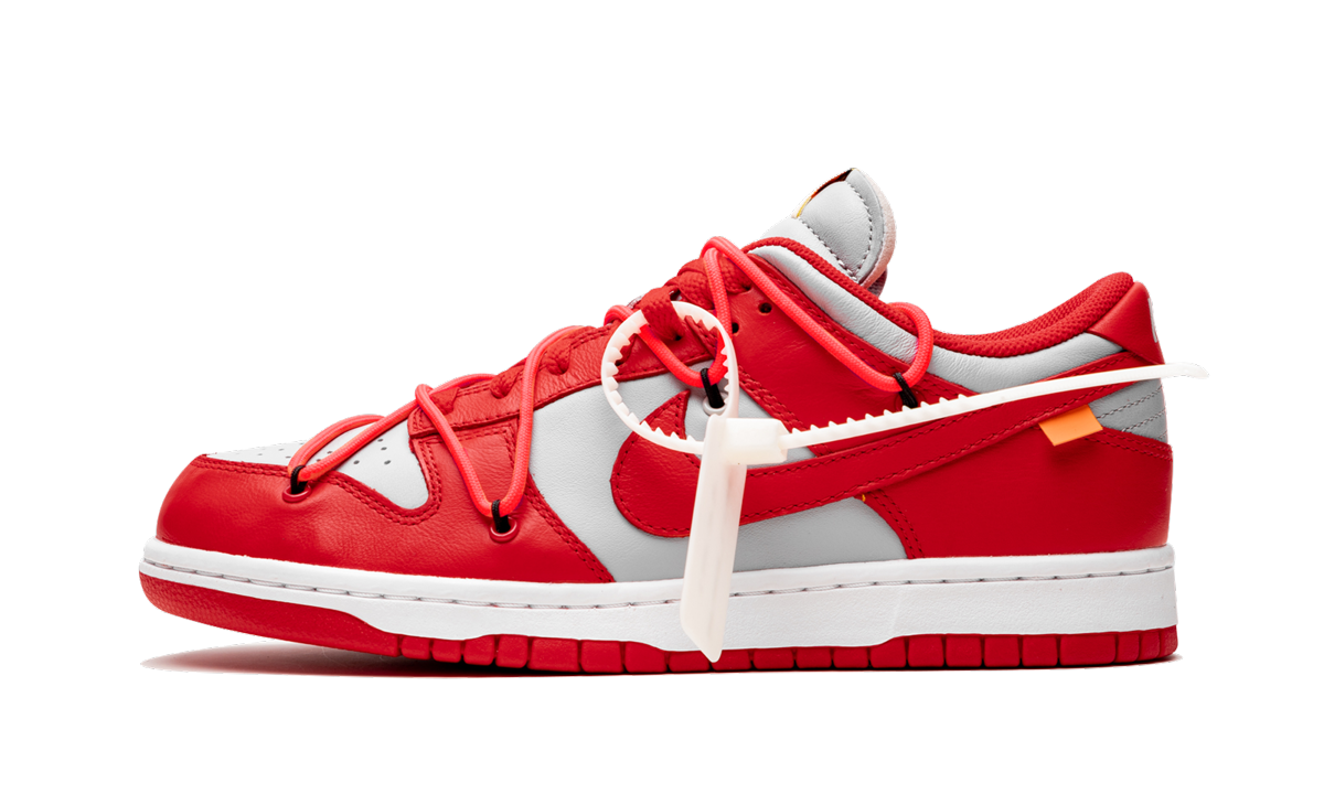 Nike Dunk Low Off-White University Red 1