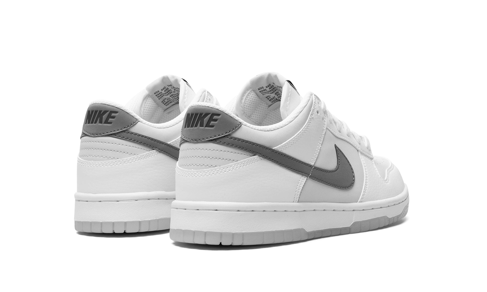 Nike Dunk Low Reflective Swoosh White (GS) 4