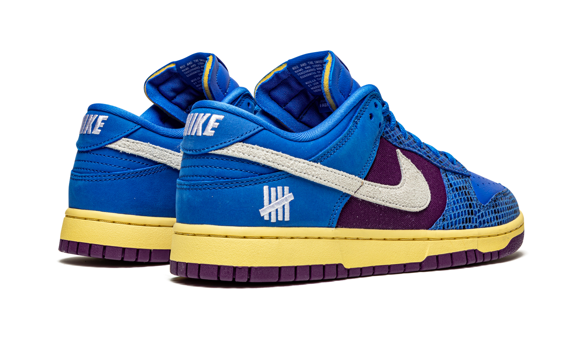 Nike Dunk Low Undefeated 5 On It Dunk vs. AF1 3
