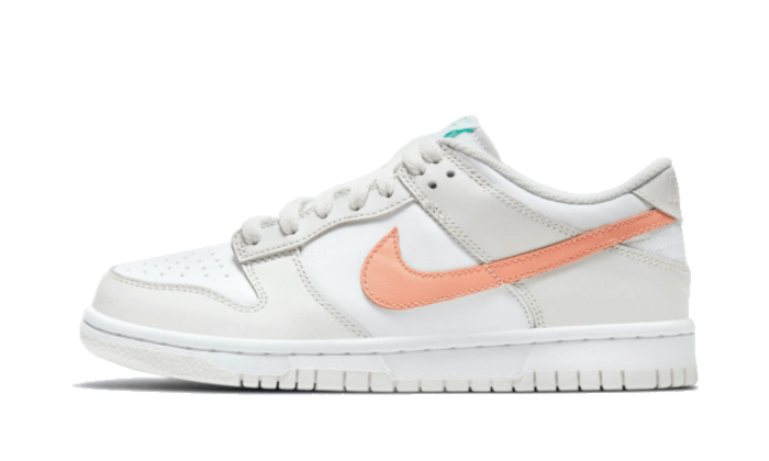 Nike Dunk Low White Bone Peach Aqua 1