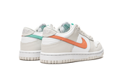 Nike Dunk Low White Bone Peach Aqua 10