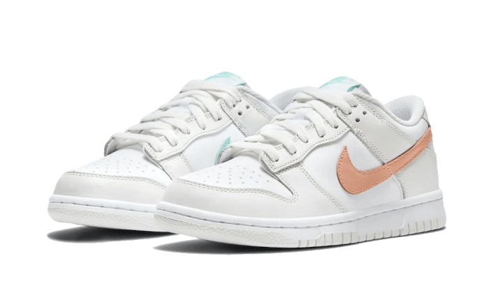 Nike Dunk Low White Bone Peach Aqua 2