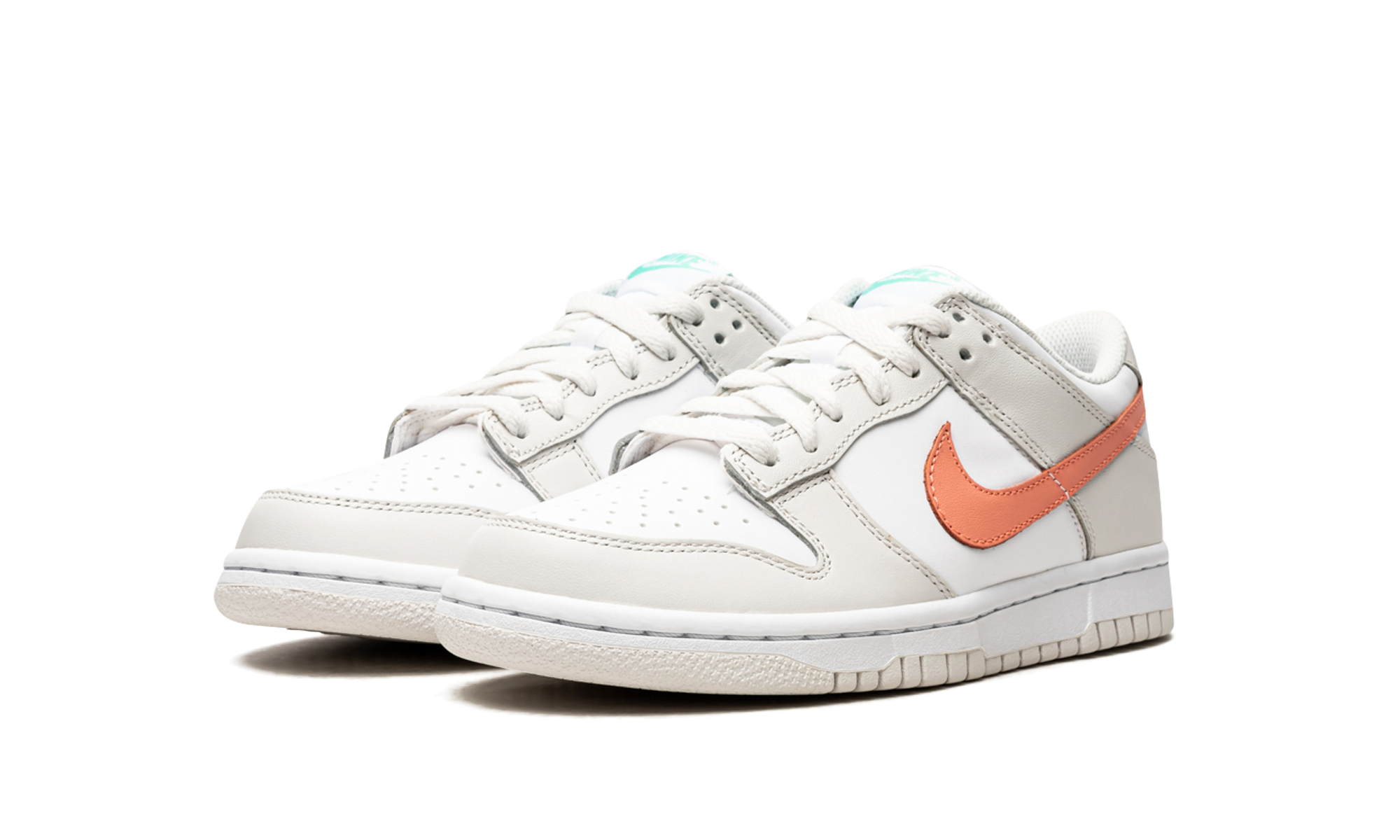 Nike Dunk Low White Bone Peach Aqua 9