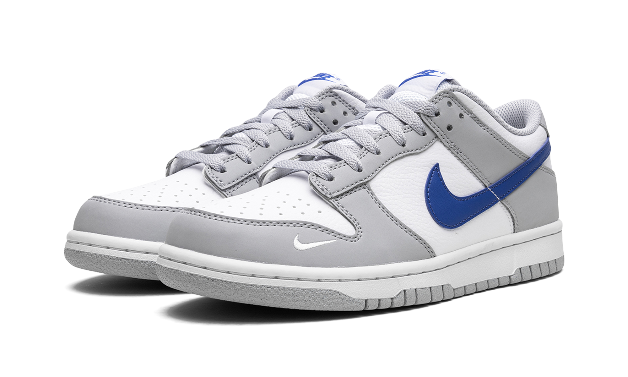 Nike Dunk Low White Grey Royal (GS) 3