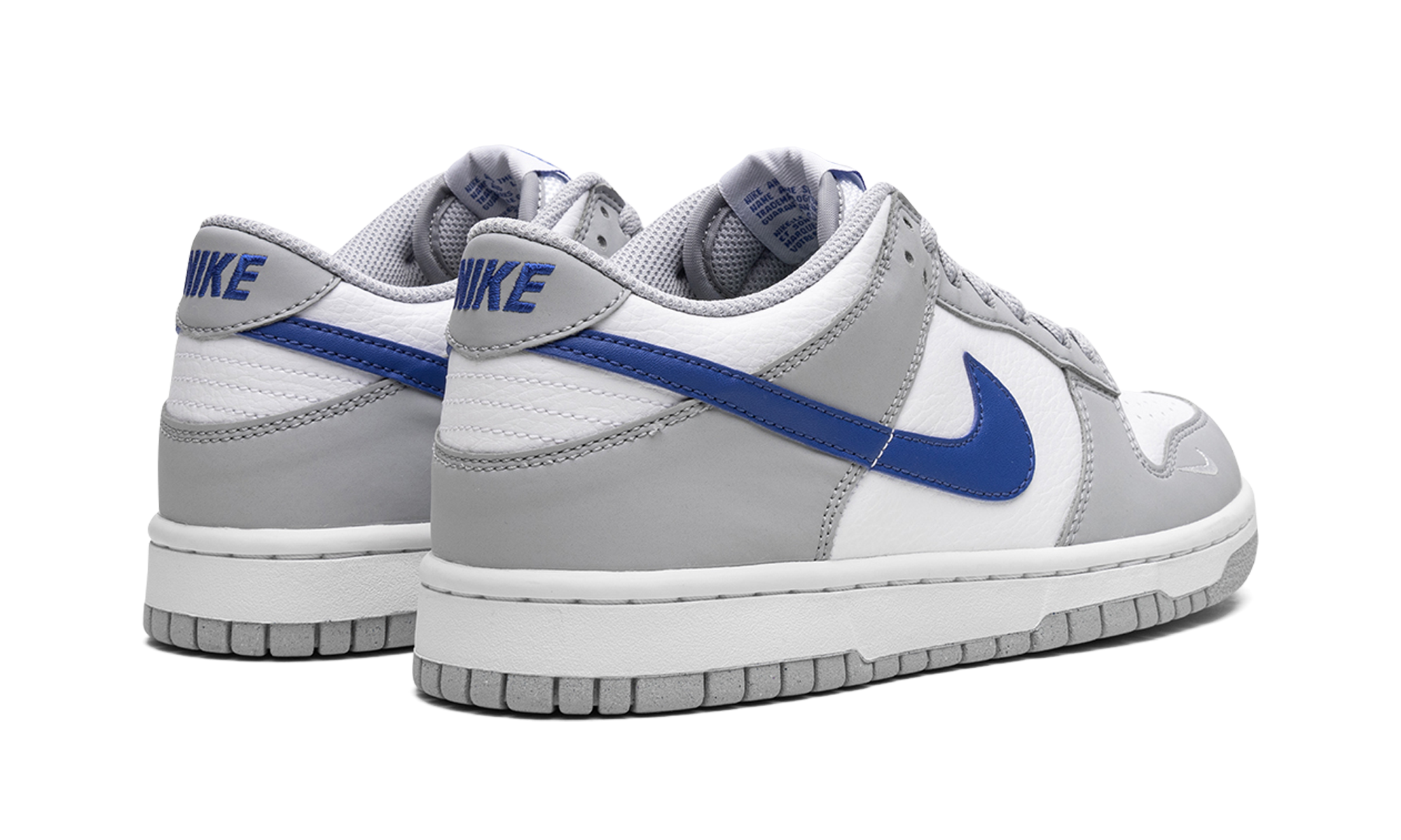 Nike Dunk Low White Grey Royal (GS) 4