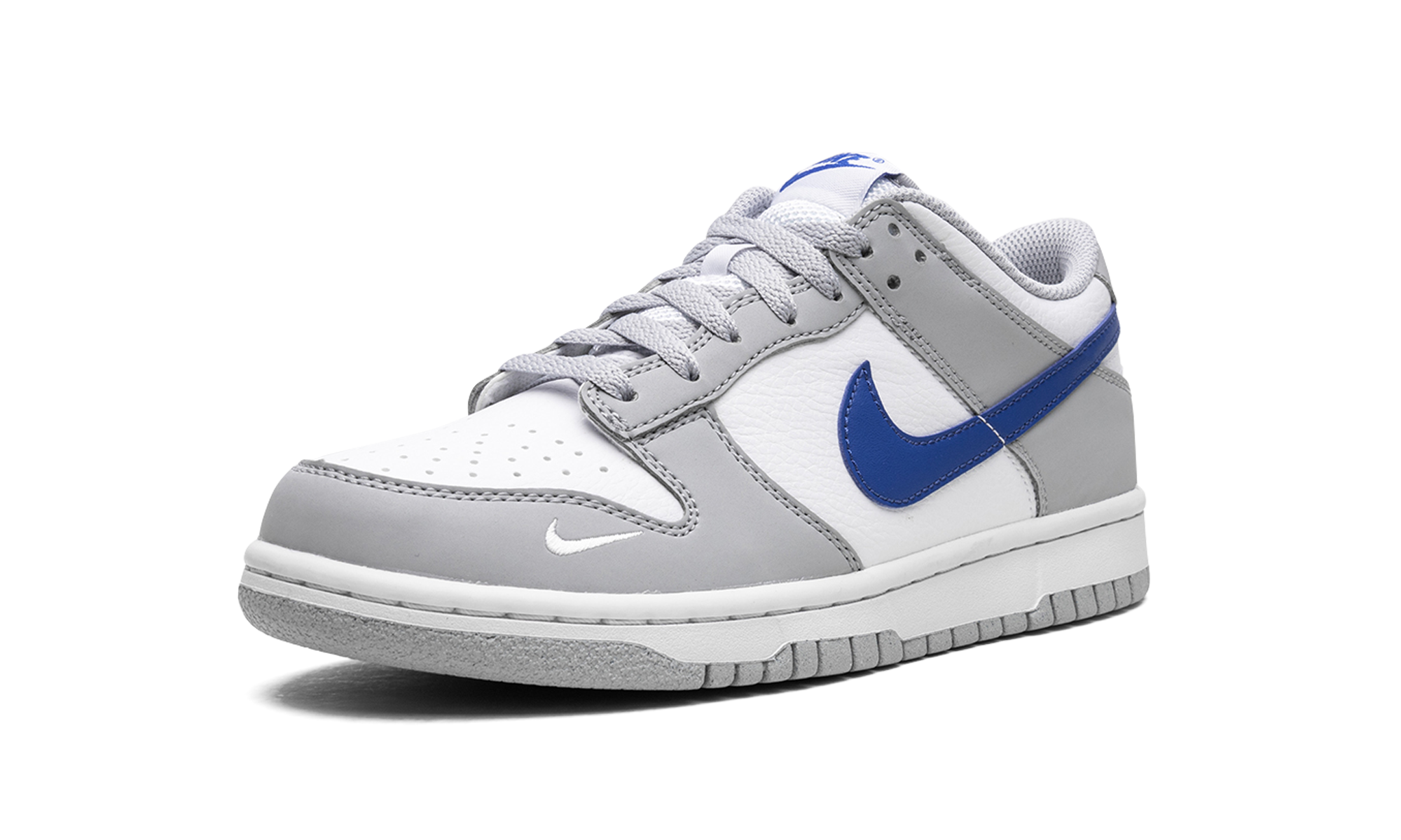 Nike Dunk Low White Grey Royal (GS) 5