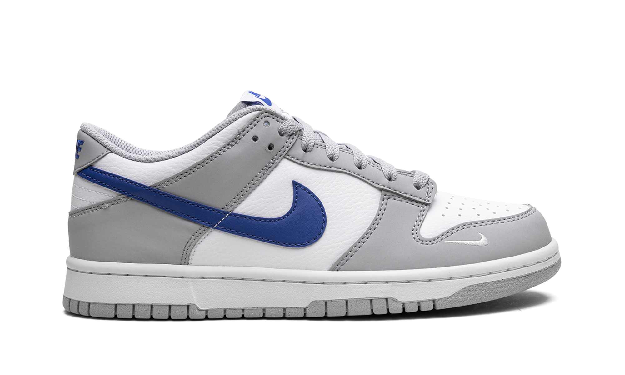Nike Dunk Low White Grey Royal (GS) 7