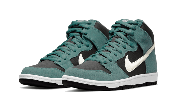 Nike Nike Sb Dunk High Green Suede 5