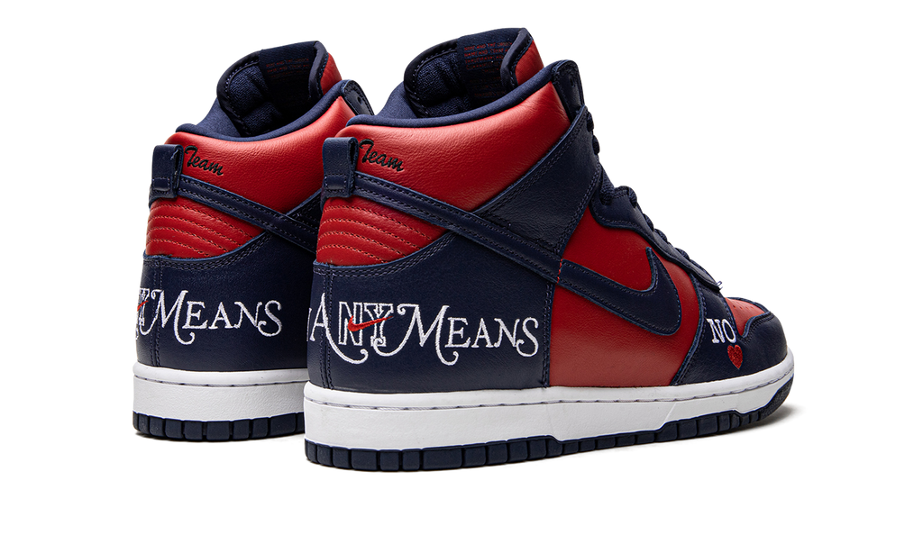 Nike SB Dunk High Supreme By Any Means Blue Red 4