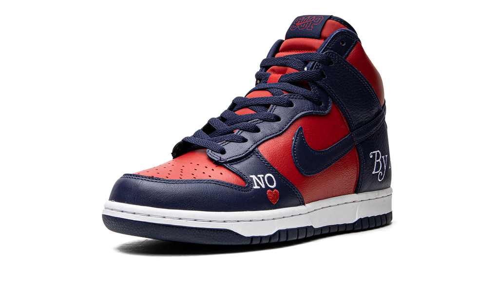 Nike SB Dunk High Supreme By Any Means Blue Red 5
