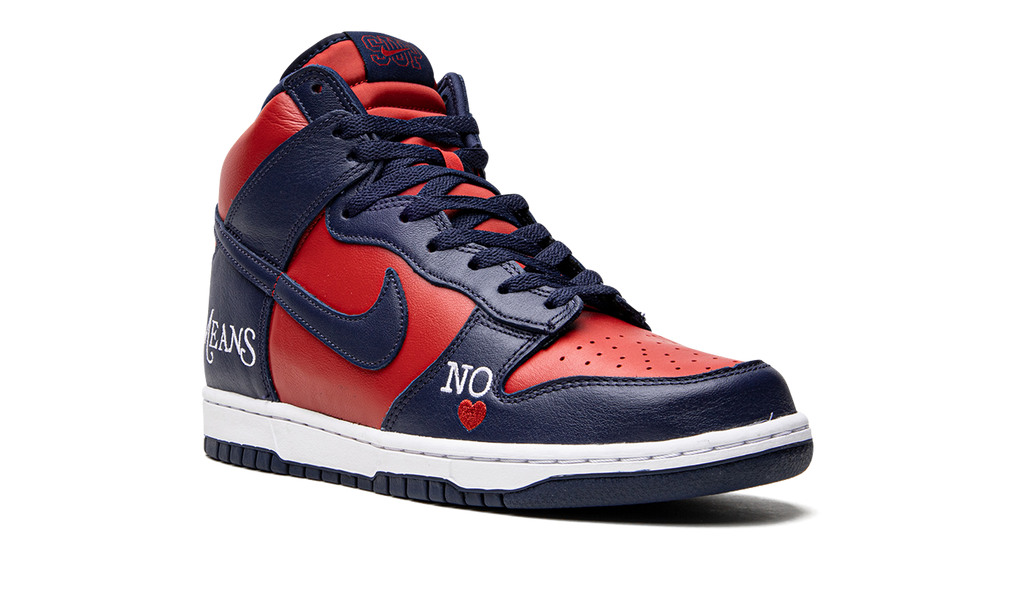 Nike SB Dunk High Supreme By Any Means Blue Red 8