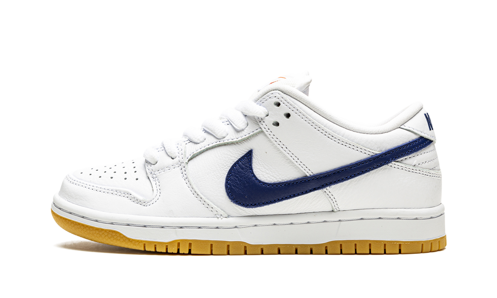 Nike SB Dunk Low Orange Label White Navy 2