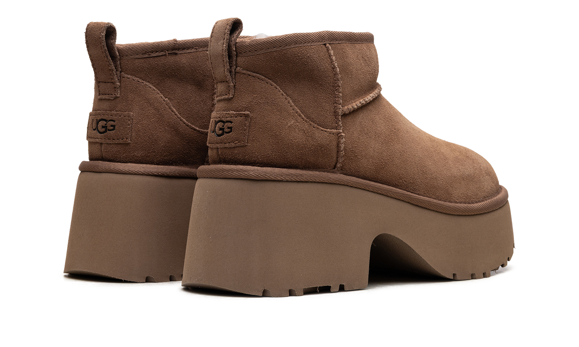 UGG Classic Ultra Mini New Heights Boot Chestnut (W) 3