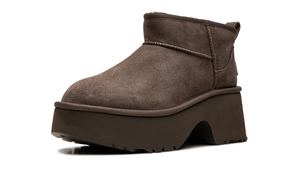 UGG Classic Ultra Mini New Heights Boot 'Hickory' (W) 5