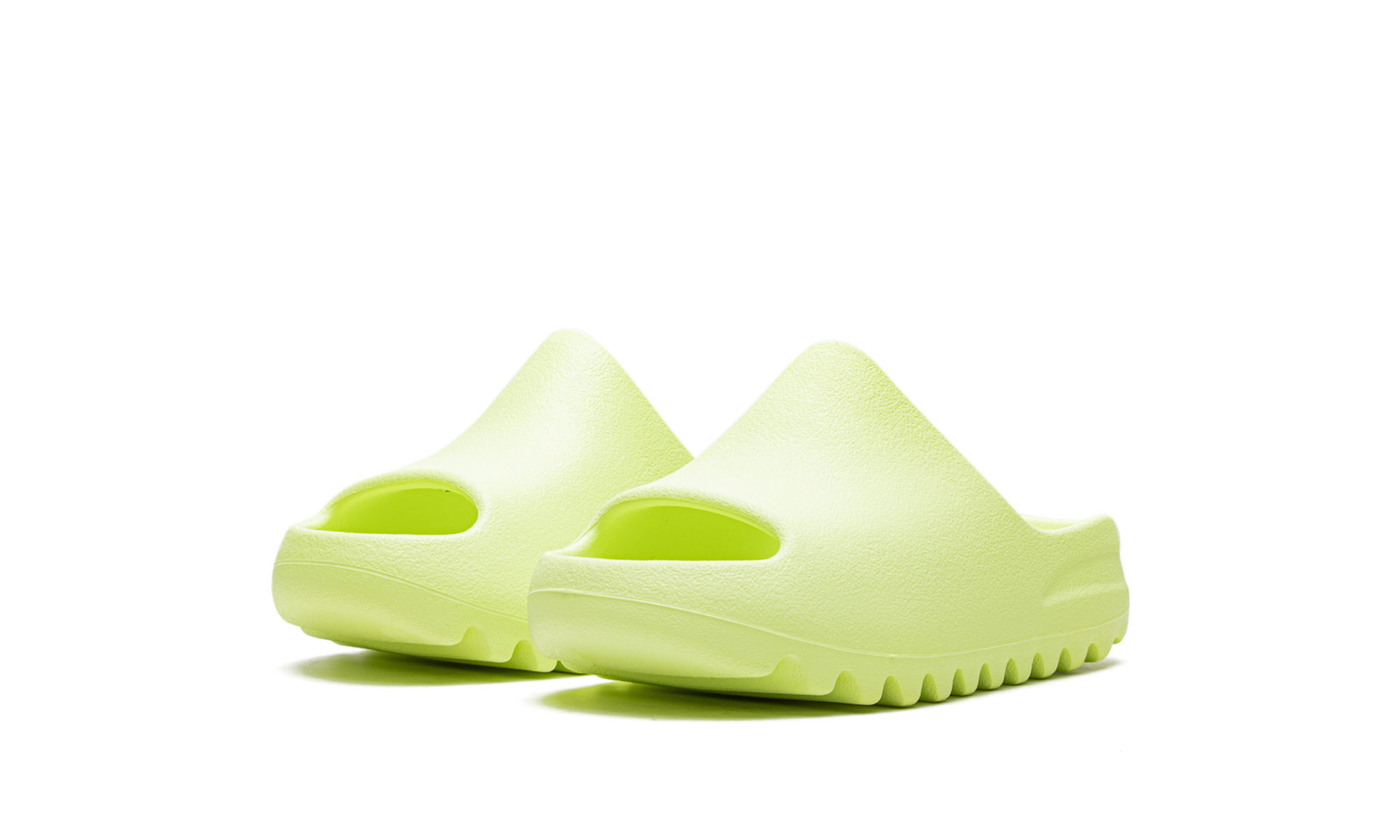 Yeezy Slide Glow Green 2022 (Kids) 3