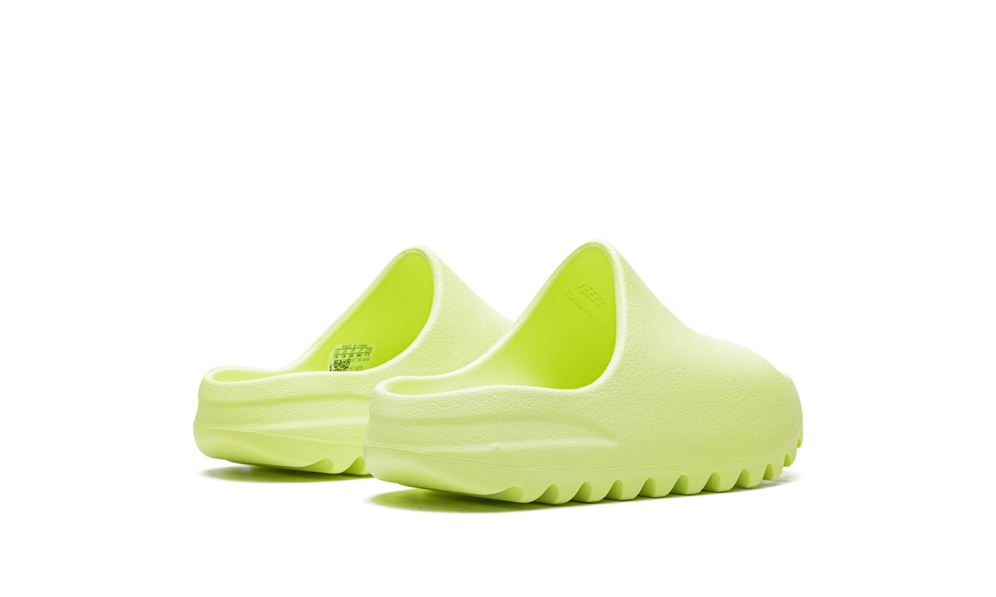 Yeezy Slide Glow Green 2022 (Kids) 4