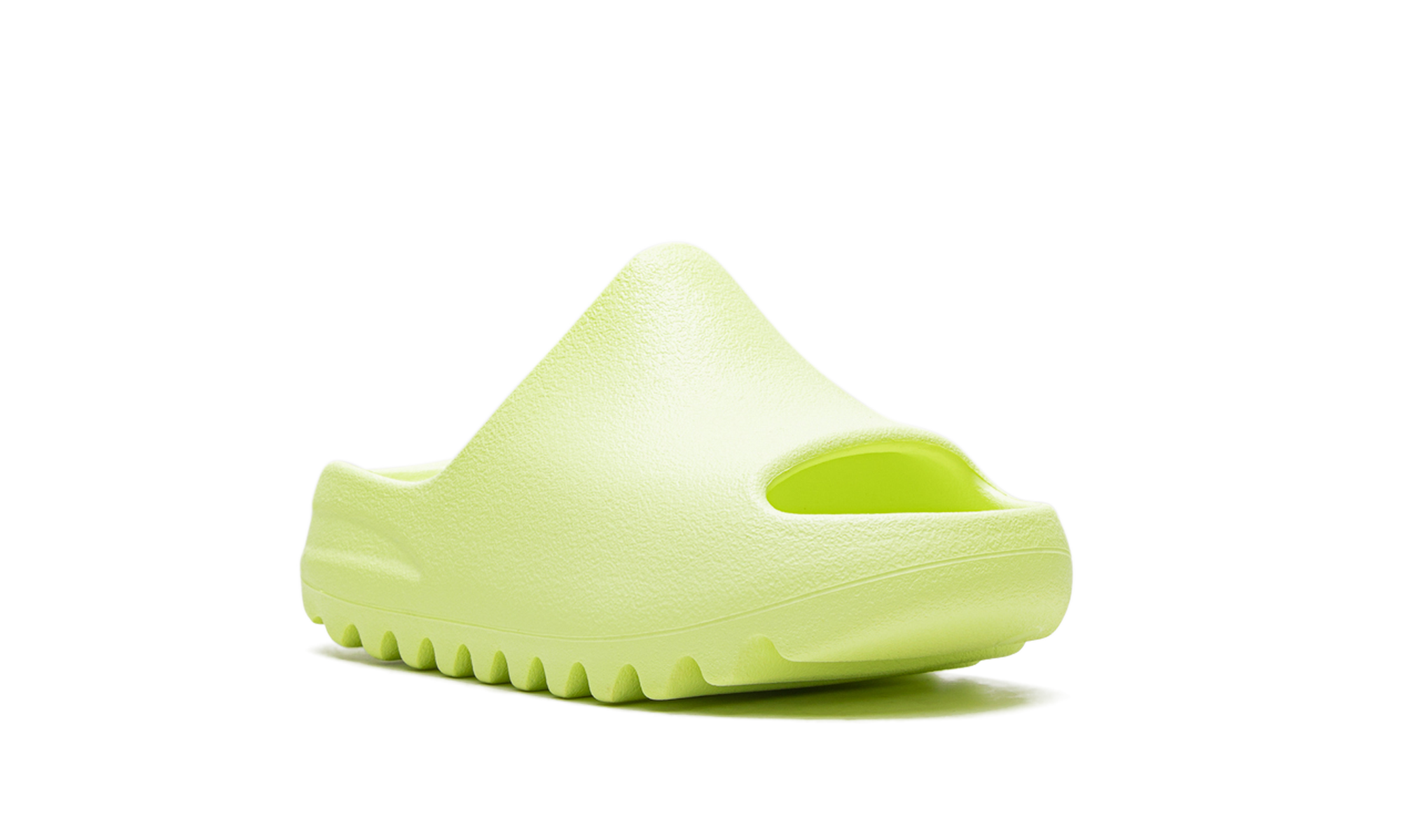 Yeezy Slide Glow Green 2022 (Kids) 8