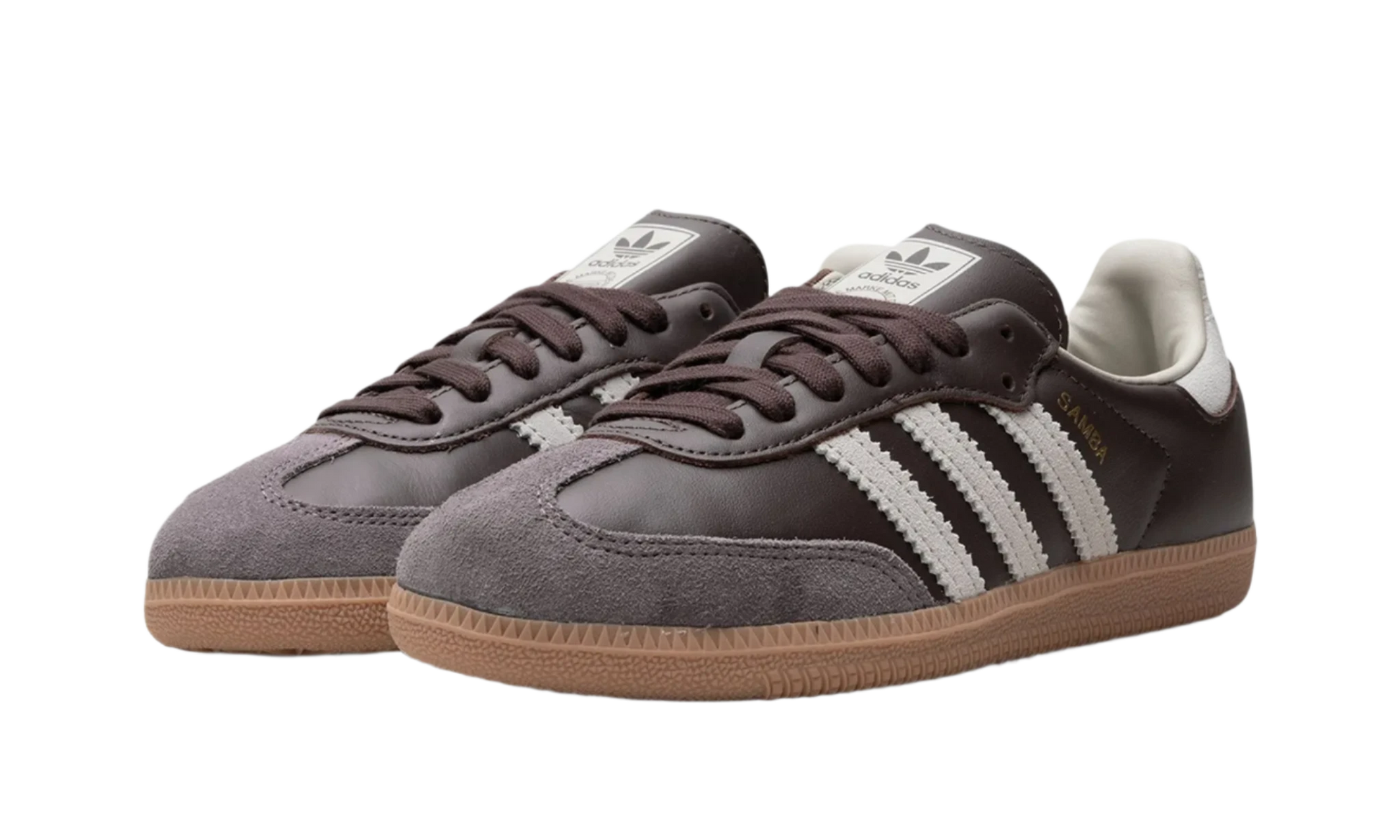 Adidas Samba OG Brown Putty Grey Castanho Cinza