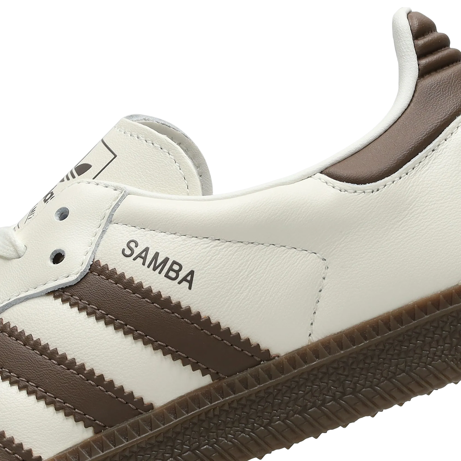 Adidas Samba Off White Earth Strata Branco e Castanho