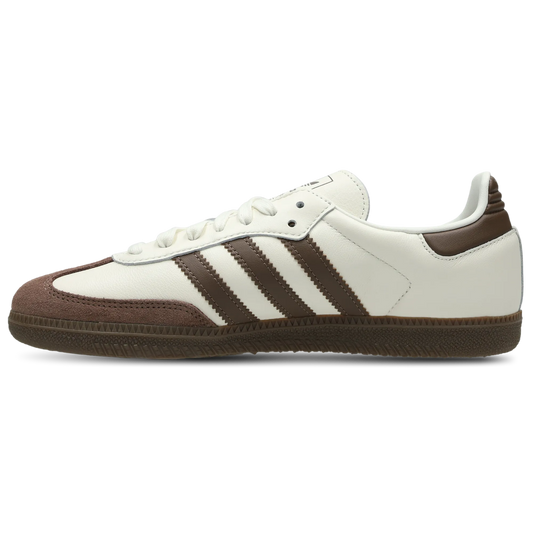 Adidas Samba Off White Earth Strata Branco e Castanho