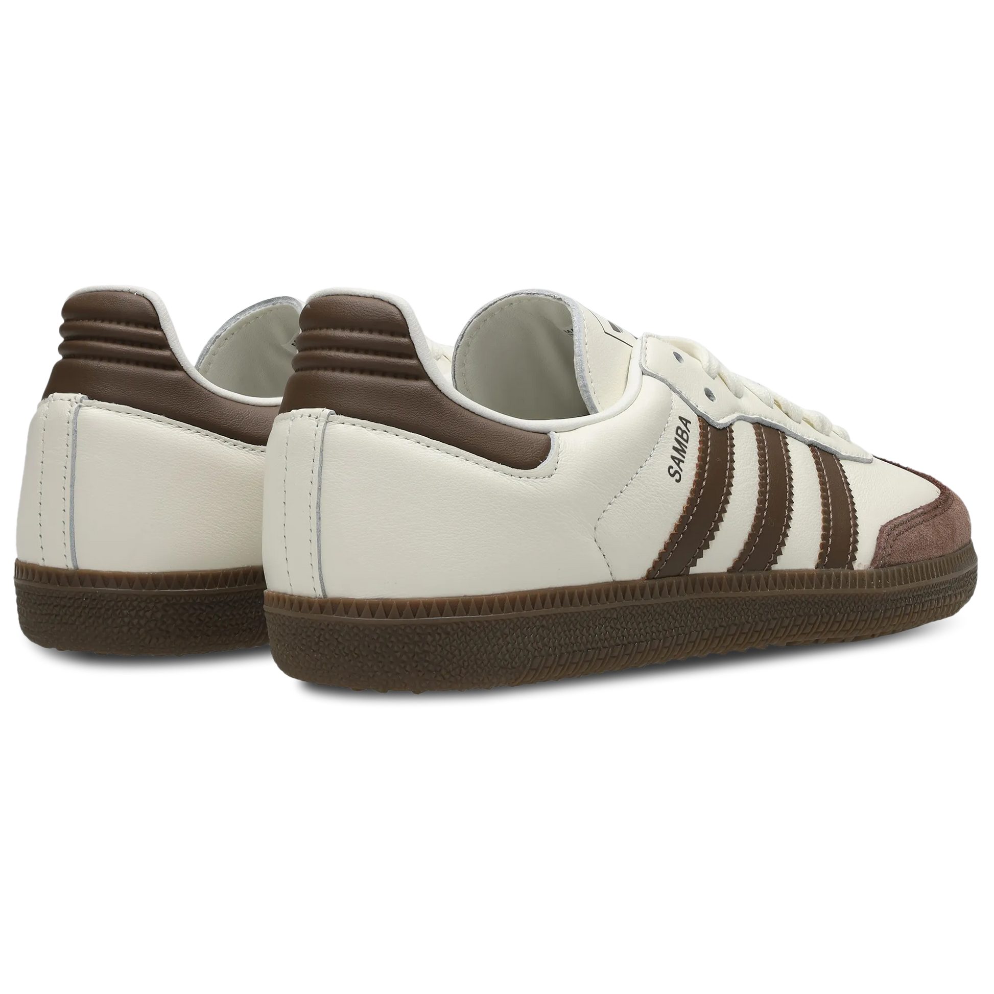 Adidas Samba Off White Earth Strata Branco e Castanho