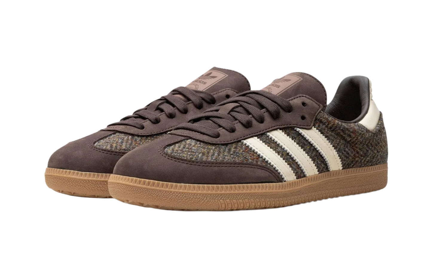 Adidas Samba OG Tweed Pack Dark Brown Lã Tecido