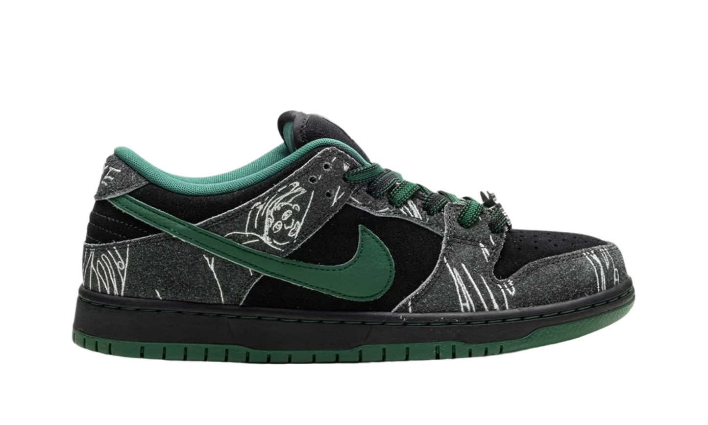 Nike SB Dunk Low There Skateboards Verde Preto