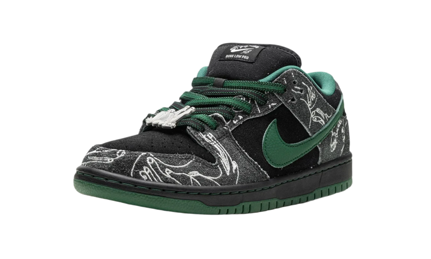 Nike SB Dunk Low There Skateboards Verde Preto