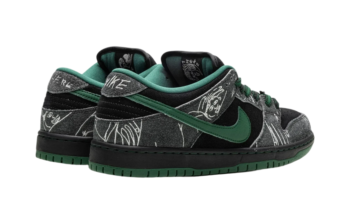 Nike SB Dunk Low There Skateboards Verde Preto