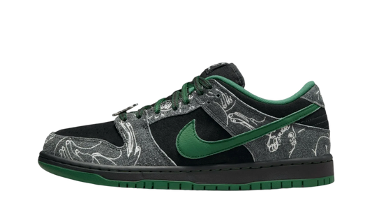 Nike SB Dunk Low There Skateboards Verde Preto