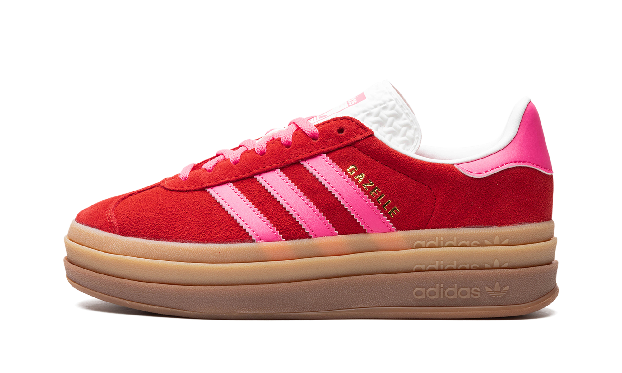Adidas Gazelle Bold Collegiate Red Lucid Pink (W) 1