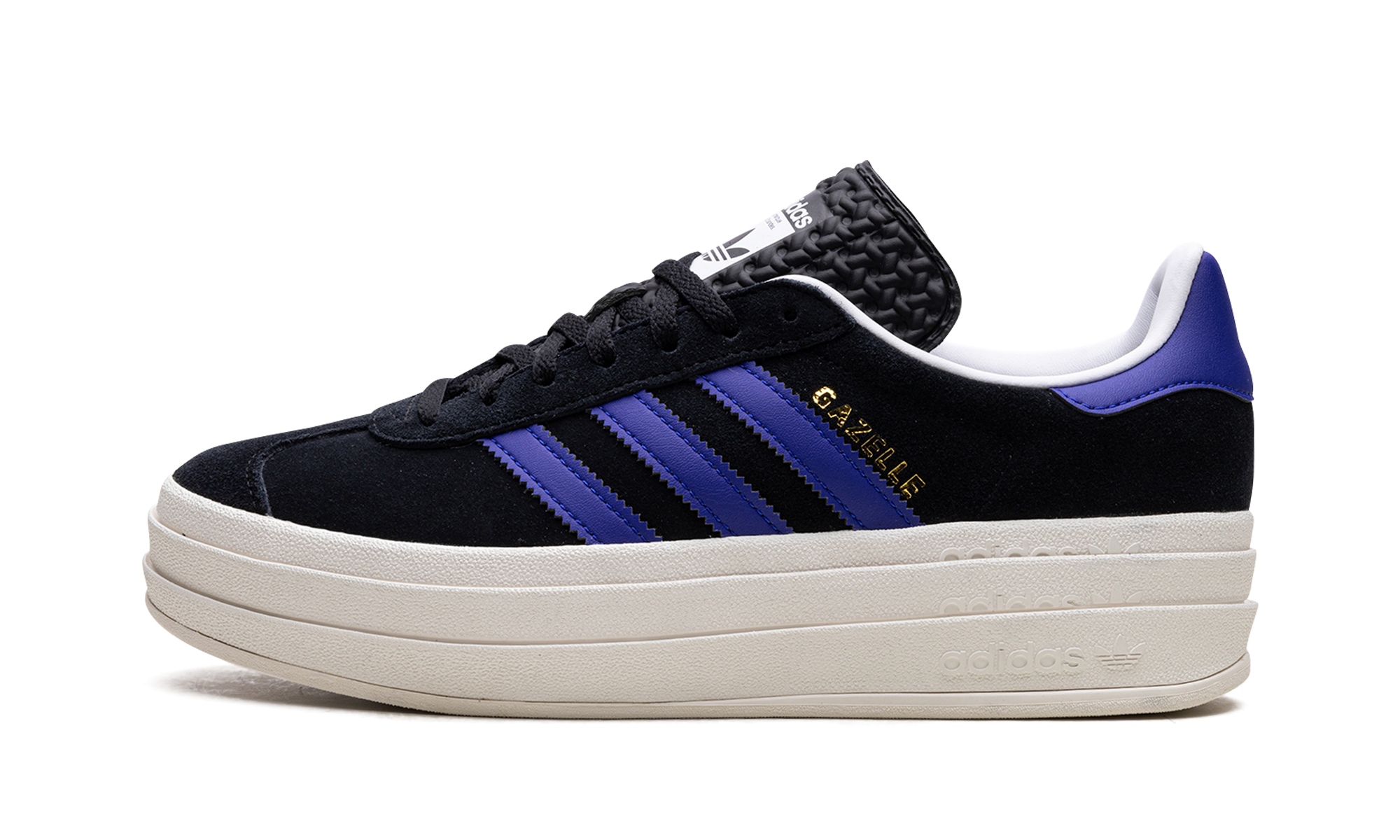Adidas Gazelle Bold Core Black Lucid Blue (W) 1