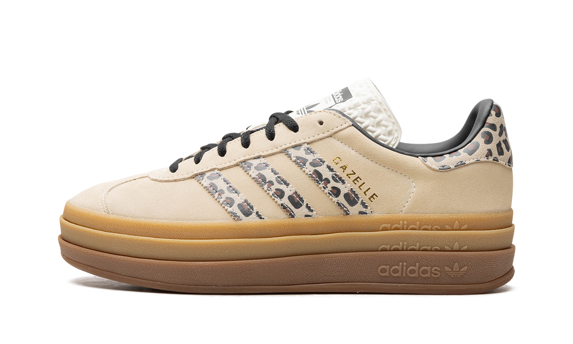 Adidas Gazelle Bold Cream Black Leopard 1