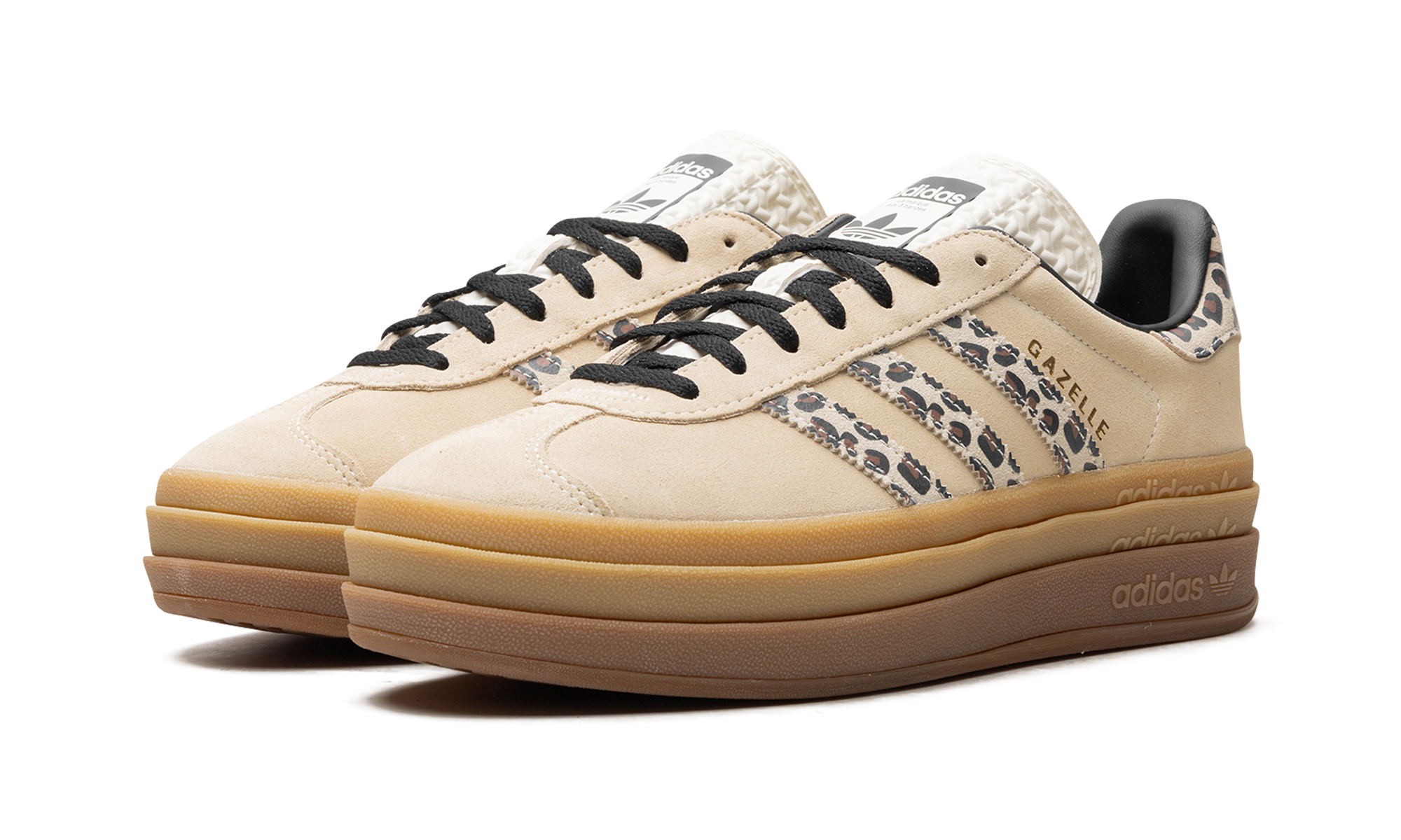 Adidas Gazelle Bold Cream Black Leopard 4