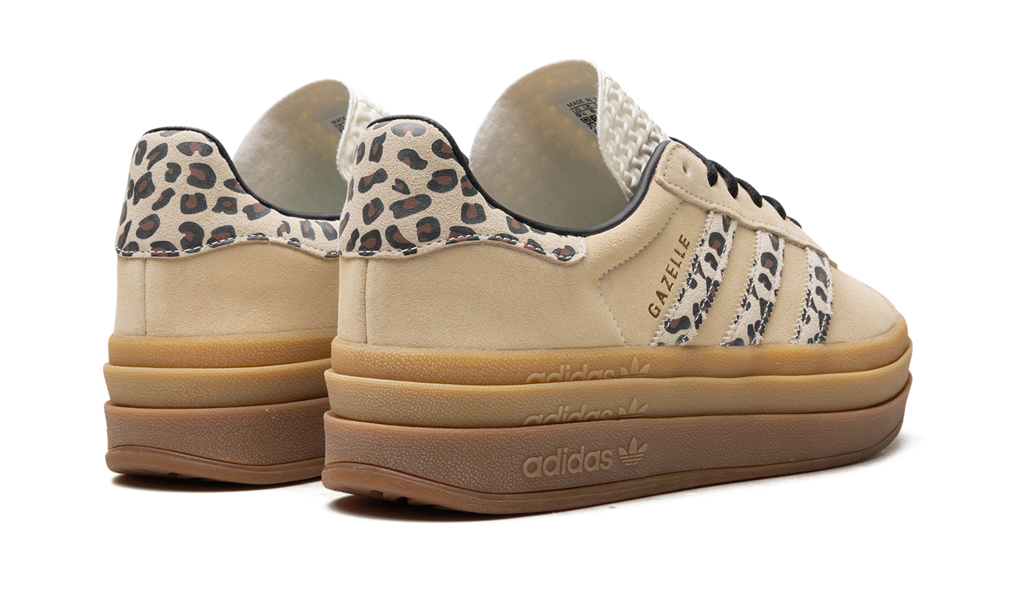 Adidas Gazelle Bold Cream Black Leopard 5
