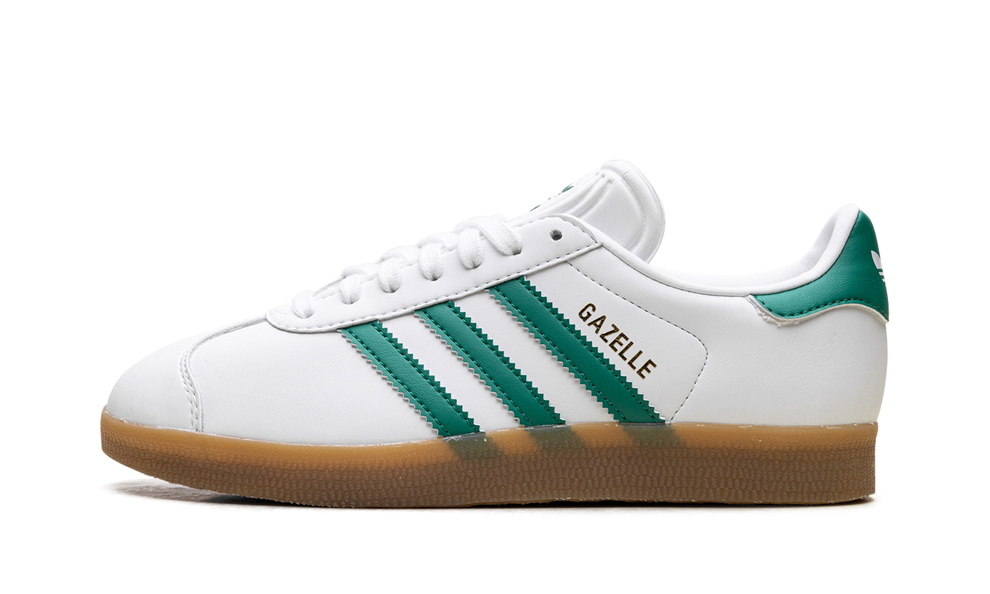 Adidas Gazelle Cloud White Bold Green 1