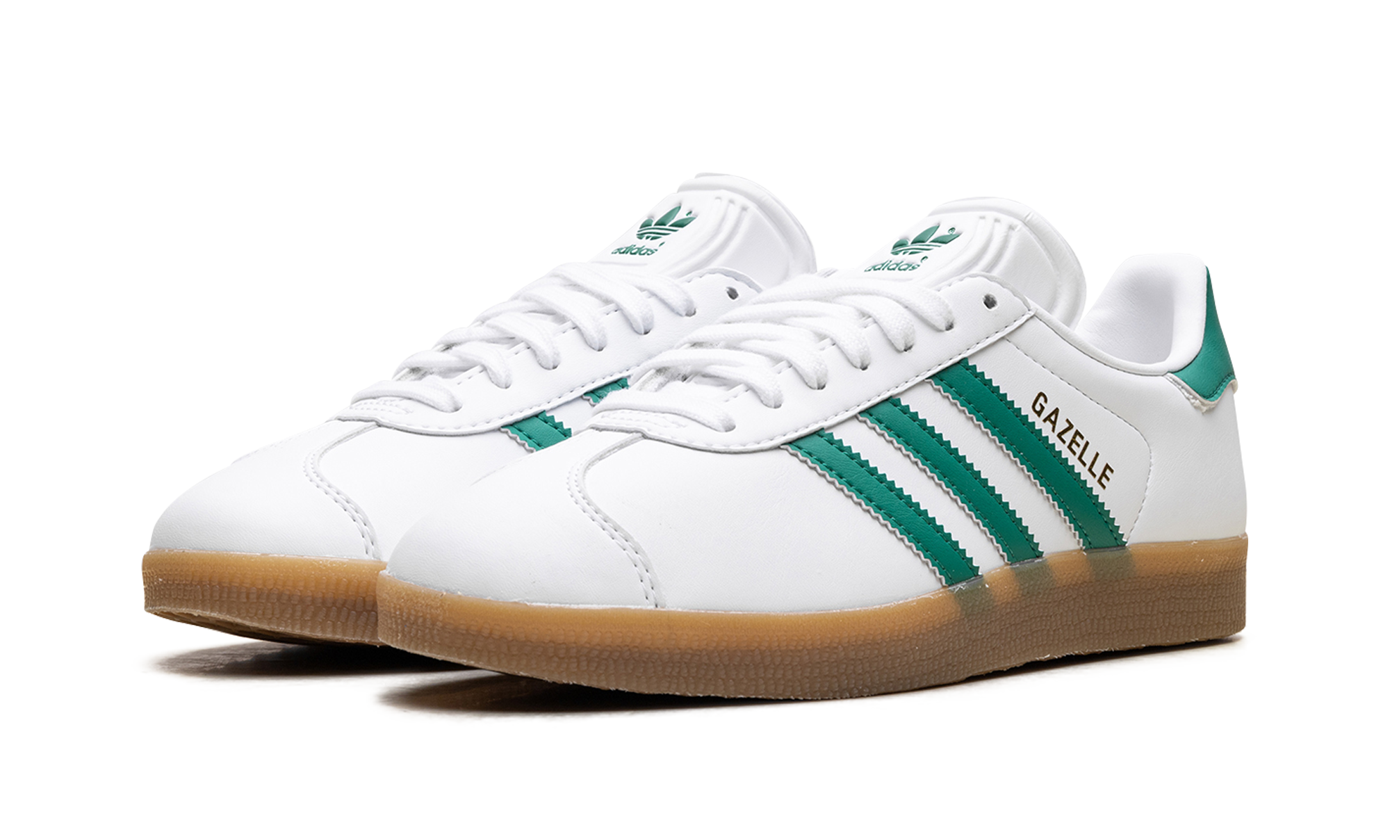 Adidas Gazelle Cloud White Bold Green 3