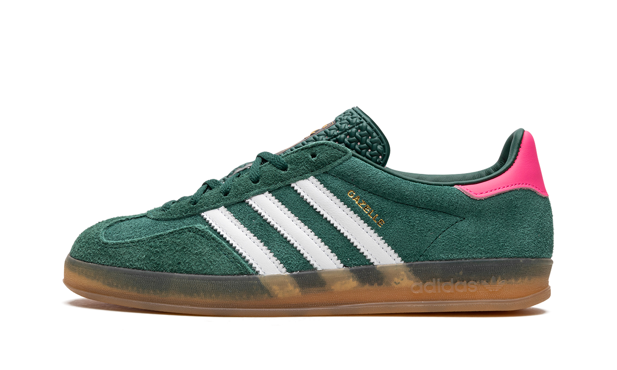 Adidas Gazelle Indoor collegiate Green Lucid Pink 1