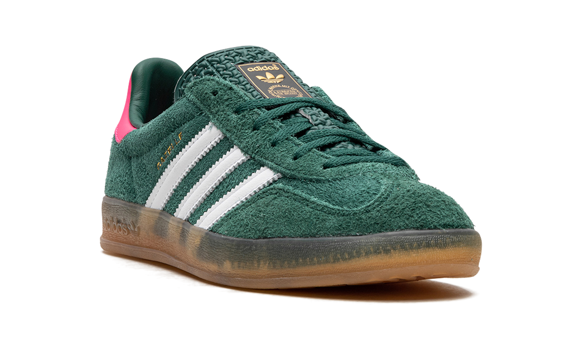 Adidas Gazelle Indoor collegiate Green Lucid Pink 2