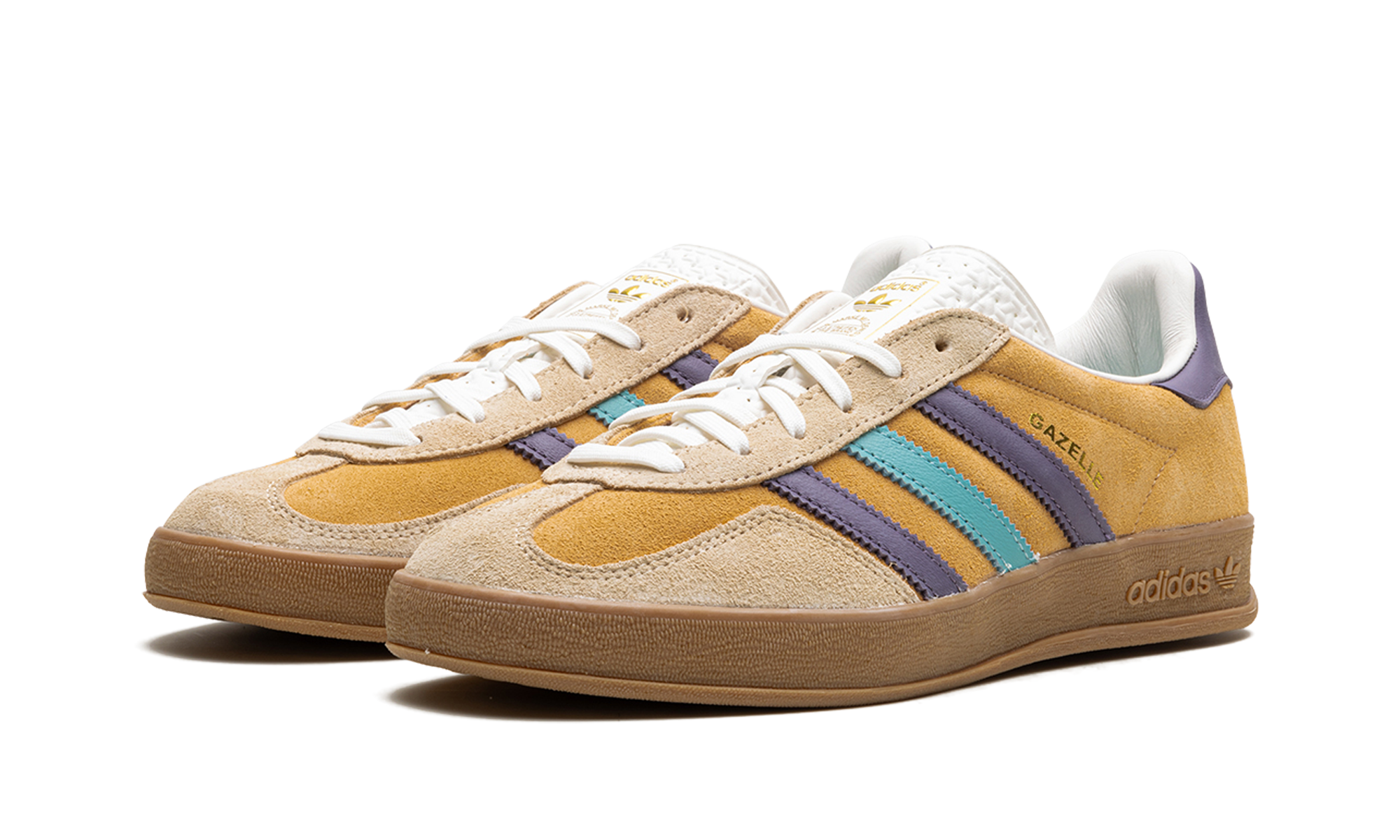 Adidas Gazelle Indoor Glow Orange Shadow Purple 3