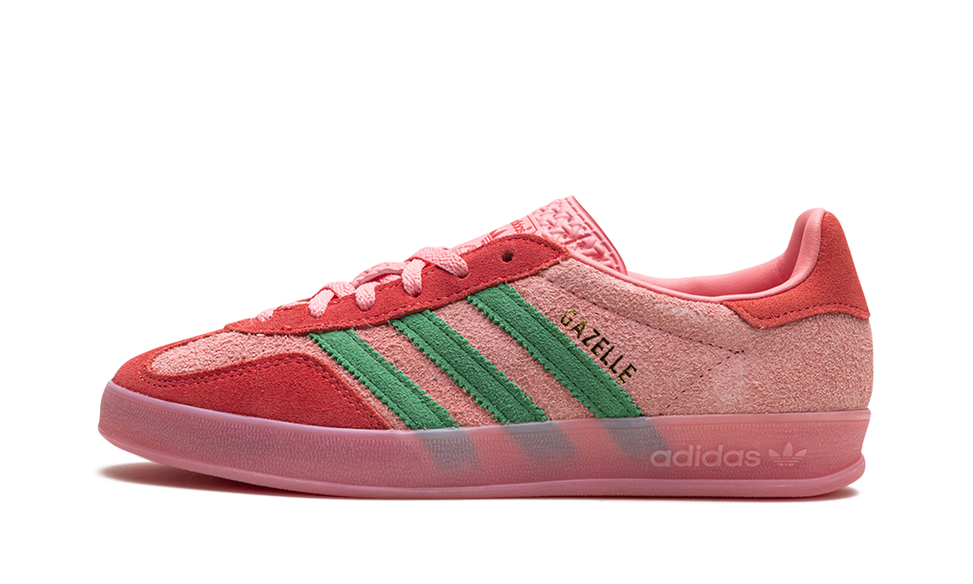 Adidas Gazelle Indoor Semi Pink Spark Preloved Scarlet 1