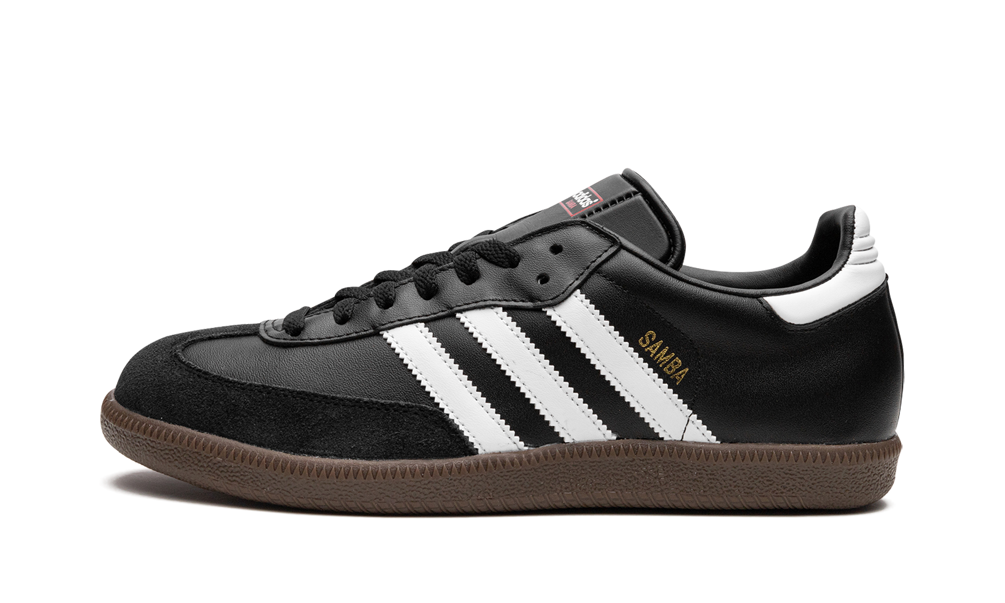 Adidas Samba Leather Black White 3