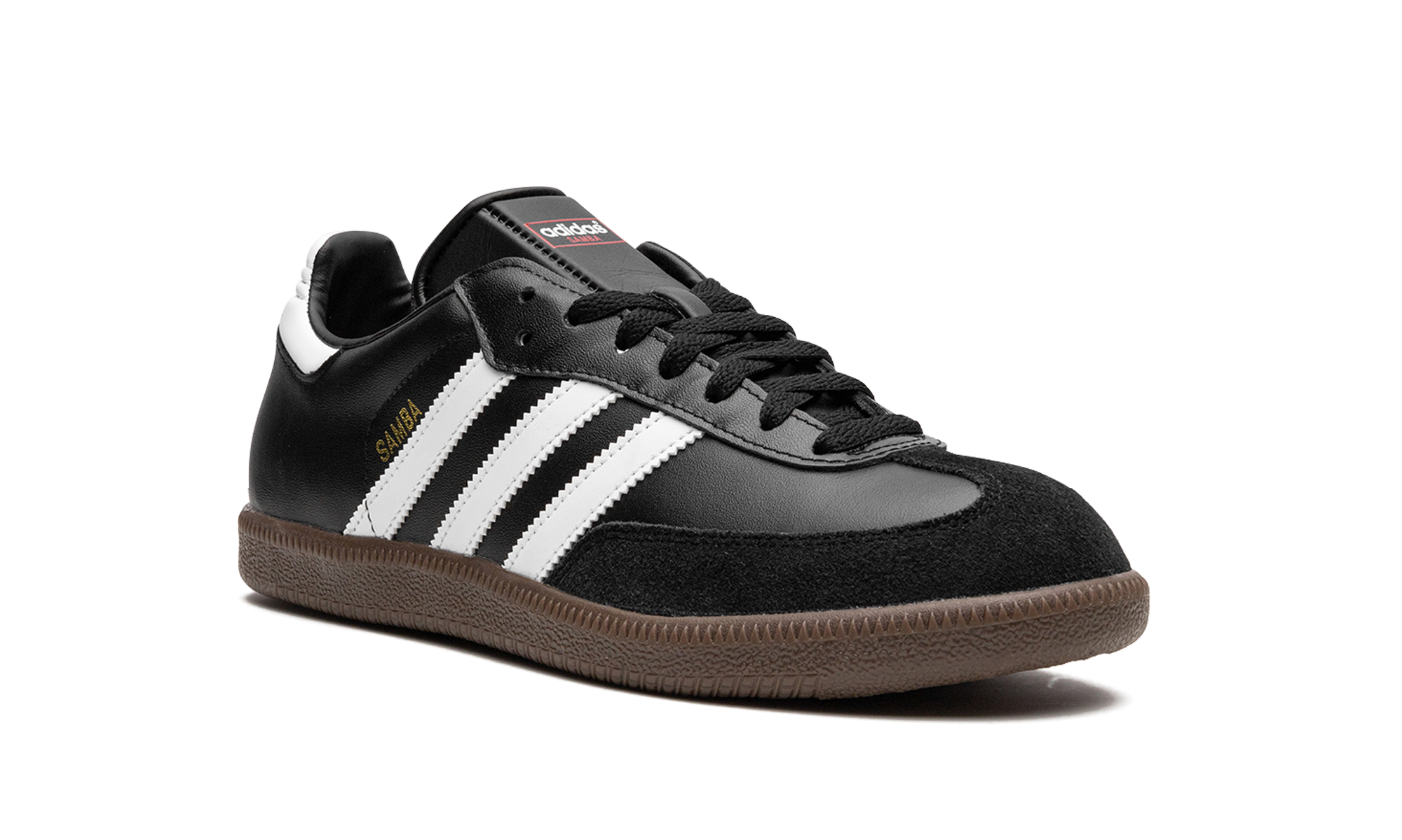 Adidas Samba Leather Black White 4