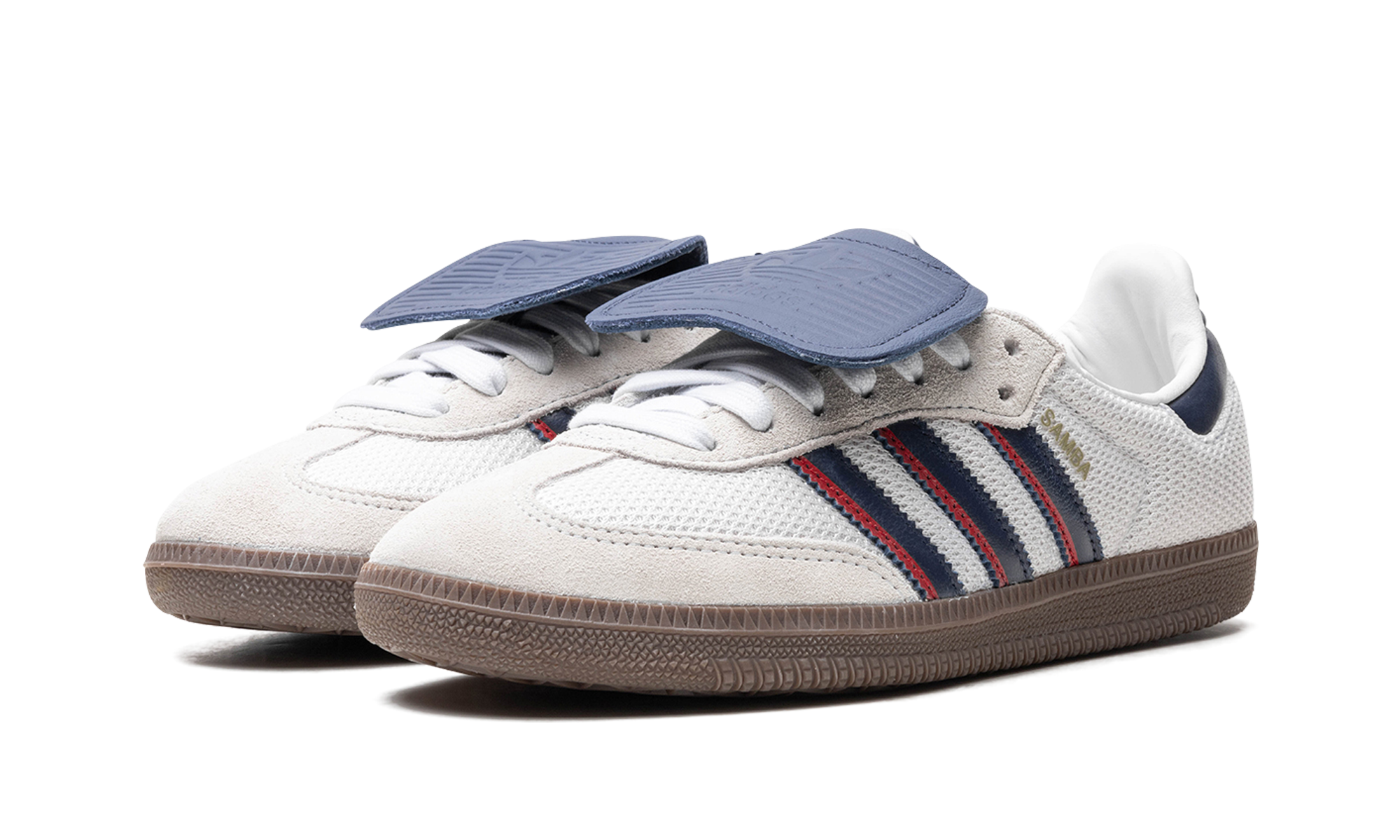 Adidas Samba LT Crystal White Dark Blue Gum 10