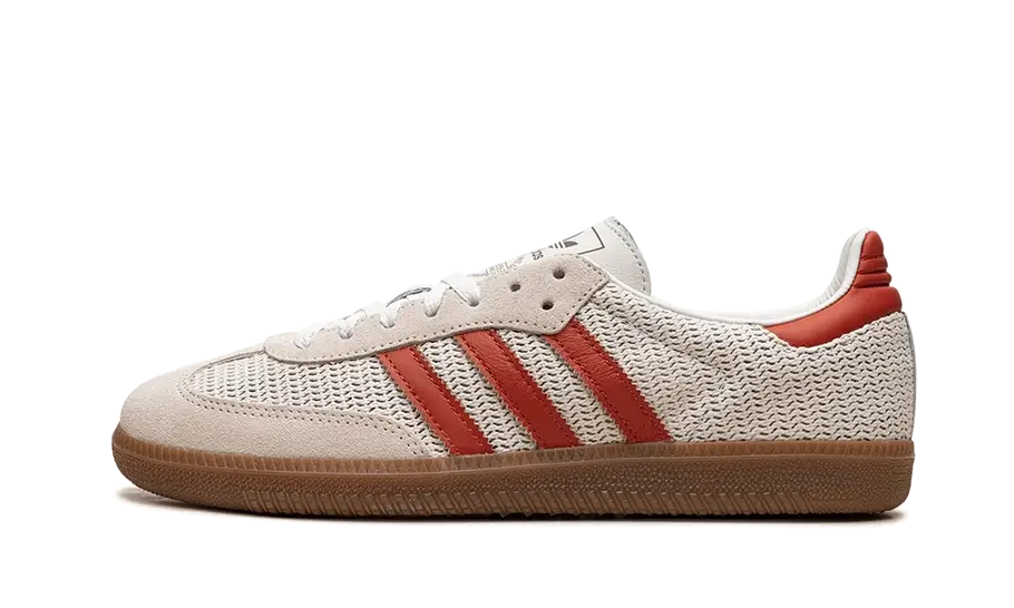 Adidas Samba OG Crystal White Preloved Red 