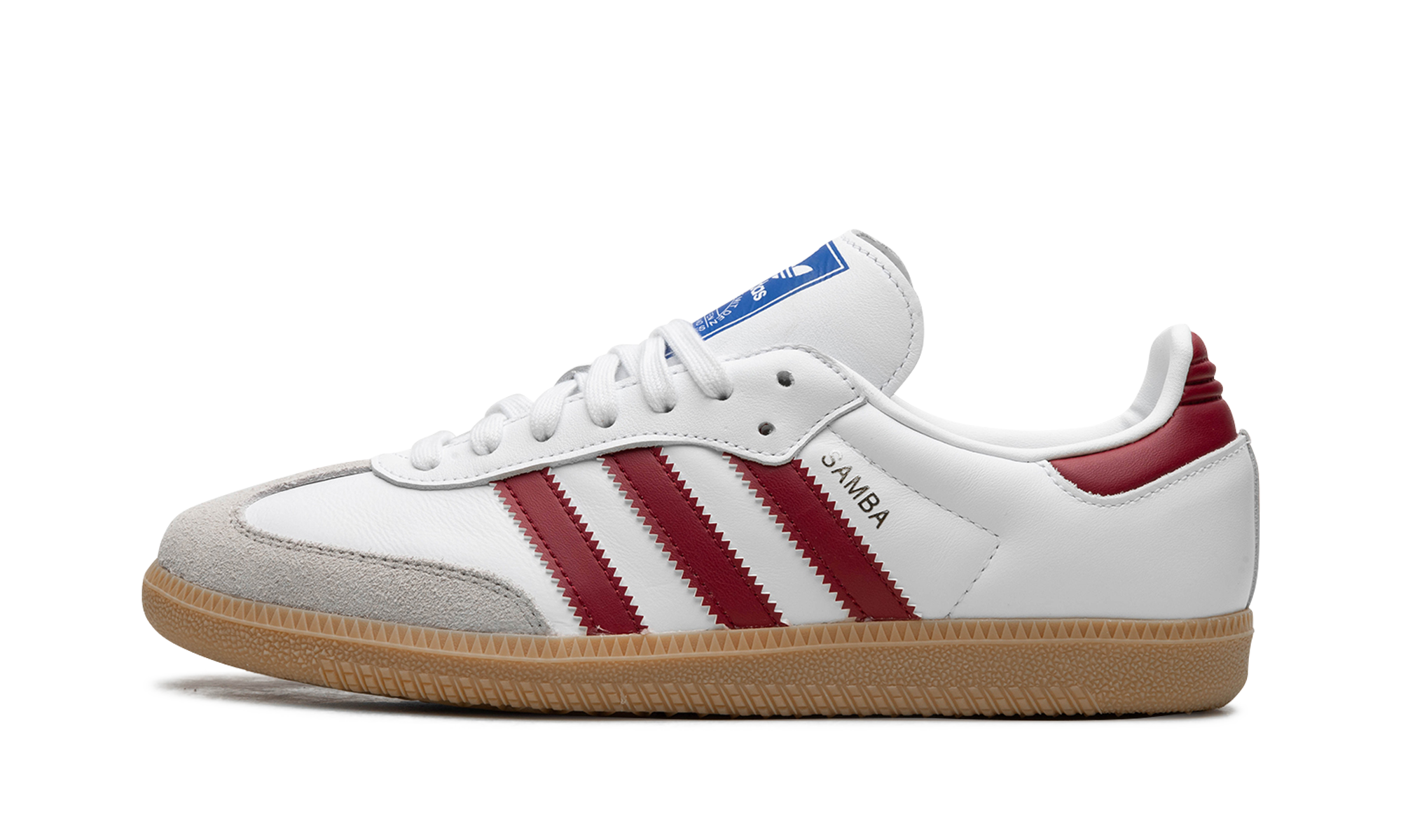 Adidas Samba OG White Burgundy Gum 1