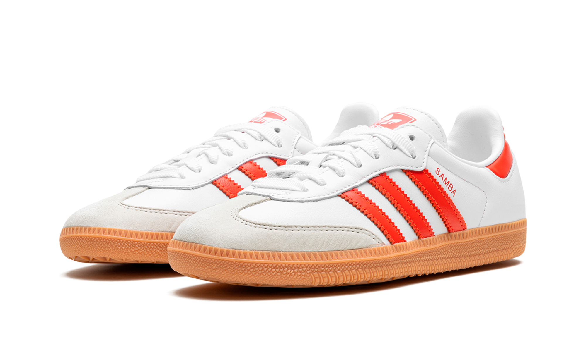 Adidas Samba OG White Solar Red Gum 3